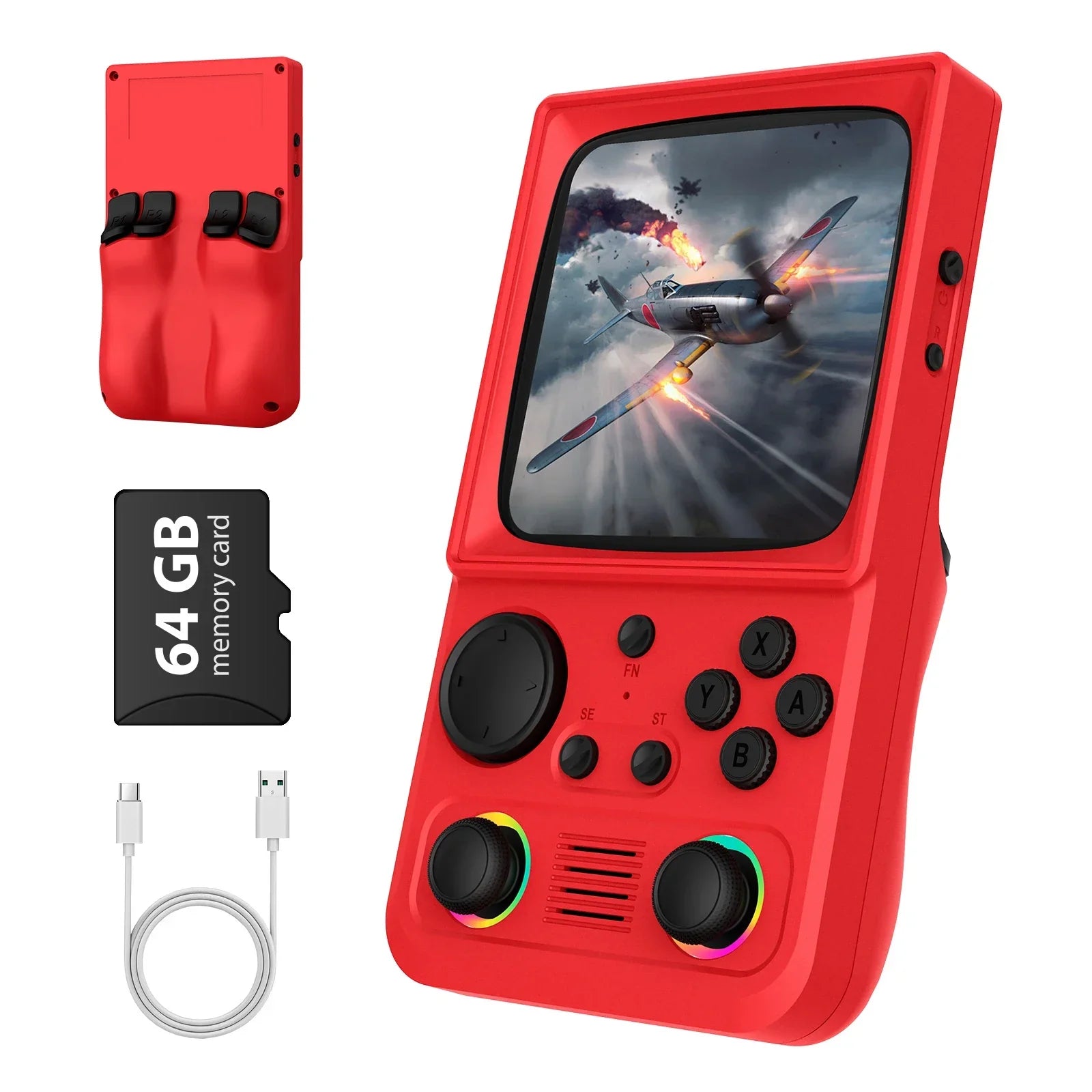 R36T MAX Retro Handheld Video Game Console