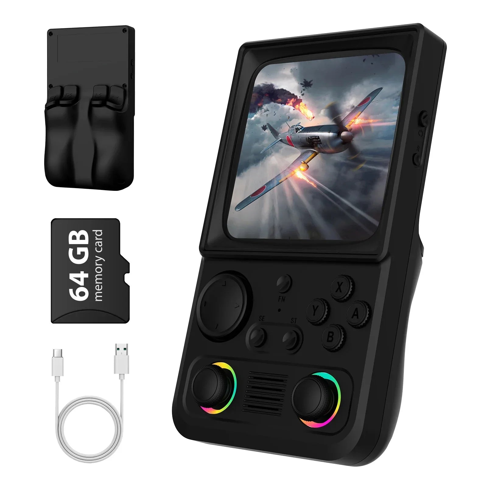 R36T MAX Retro Handheld Video Game Console