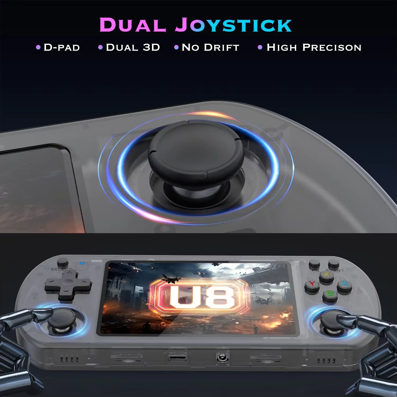 U8 Retro Handheld Video Game Console
