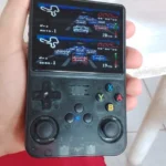 R36S Retro Handheld Videogame Console fotoreview