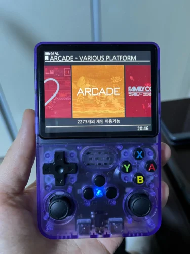 R36S Retro Handheld Videogame Console fotoreview